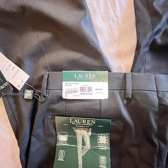 green emerald velvet dress Lauren Ralph Lauren Men's Classic-Fit Ultraflex Stretch Dress Pants MSRP $95